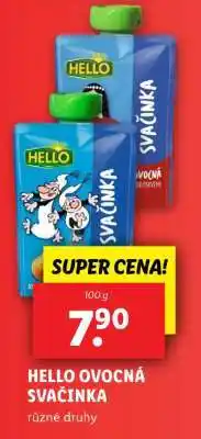 Lidl Hello Ovocná svačinka nabídka