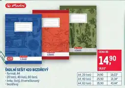 Makro ŠKOLNÍ SEŠIT 420 BEZDŘEVÝ nabídka