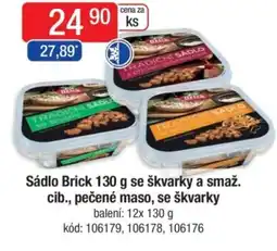 Qanto Sádlo Brick se škvarky a smaž. cib., pečené maso, se škvarky nabídka