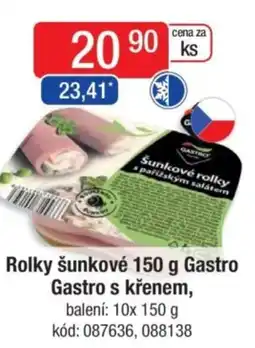 Qanto Rolky šunkové Gastro Gastro s křenem nabídka