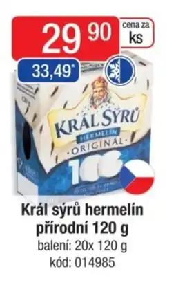 Qanto Král sýrů hermelín přírodní nabídka