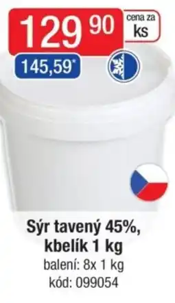 Qanto Sýr tavený 45%, kbelík nabídka