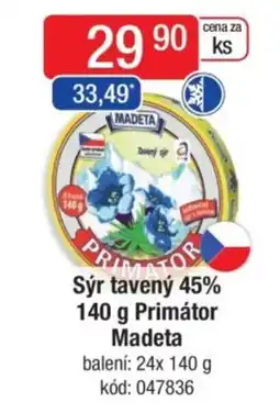 Qanto Sýr tavený 45% Primátor Madeta nabídka