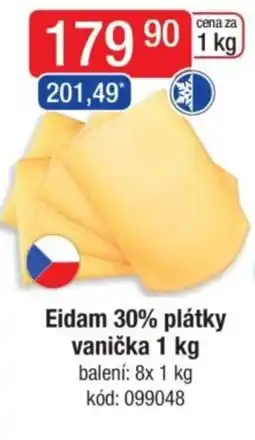 Qanto Eidam 30% plátky vanička nabídka