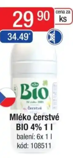 Qanto Mléko čerstvé BIO 4% nabídka