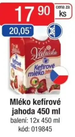 Qanto Mléko kefírové jahoda nabídka