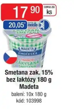 Qanto Smetana zak. 15% bez laktózy Madeta nabídka
