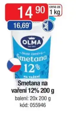 Qanto Olma Smetana na vaření 12% nabídka