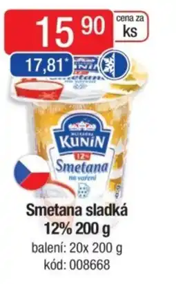 Qanto Smetana sladká 12% nabídka