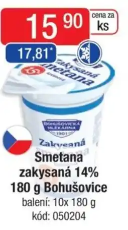 Qanto Smetana zakysaná 14% Bohušovice nabídka