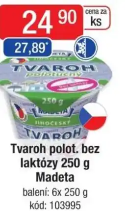 Qanto Tvaroh polot. bez laktózy Madeta nabídka