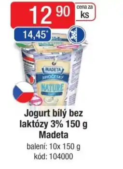 Qanto Jogurt bílý bez laktózy 3% Madeta nabídka