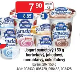 Qanto Jogurt sametový borůvkový, jahodový, meruňkový, čokoládový nabídka