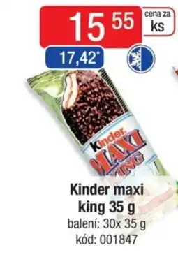 Qanto Kinder maxi King nabídka