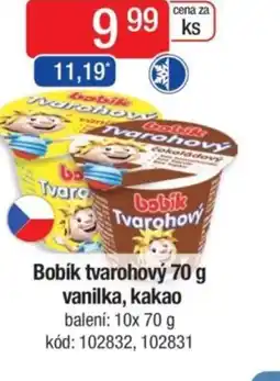 Qanto Bobík tvarohový vanilka, kakao nabídka