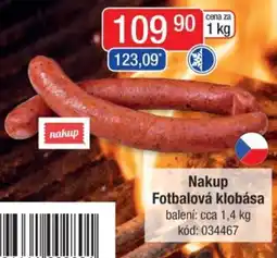 Qanto Nakup Fotbalová klobása nabídka