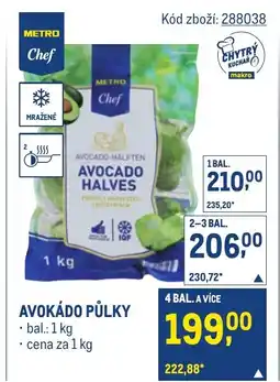 Makro Avokádo půlky nabídka