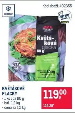 Makro Květákové placky nabídka