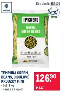 Makro Tempura green beans, cibulové kroužky mini nabídka