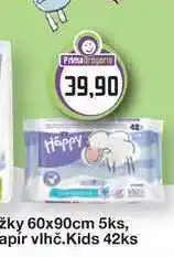 Prima Drogerie BELLA Happy dětský vlhčený toaletní papír 42ks nabídka