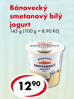 CBA Bánovecký smetanový bílý jogurt nabídka
