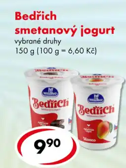 CBA Bedřich smetanový jogurt nabídka