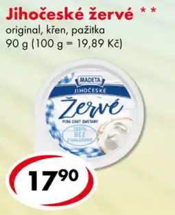 CBA MADETA Jihočeské žervé nabídka