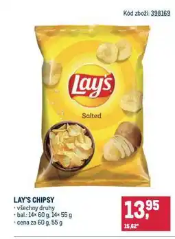 Makro Lay´s chipsy nabídka