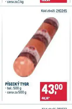 Makro Písecký tygr nabídka