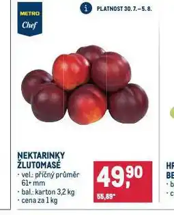 Makro Nektarinky žlutomasé nabídka
