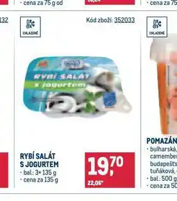 Makro Rybí salám s jogurtem nabídka