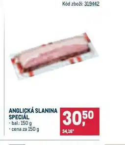 Makro Anglická slanina speciál nabídka
