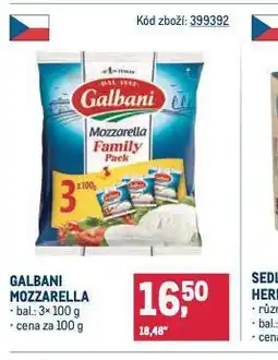 Makro Galbani mozzarella nabídka