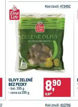 Makro Olivy zelené bez pecky nabídka