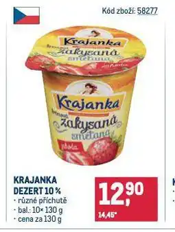 Makro Krajanka dezert 10% nabídka