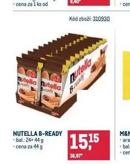 Makro Nutella b-ready nabídka