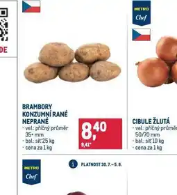 Makro Brambory konzumní rané nabídka