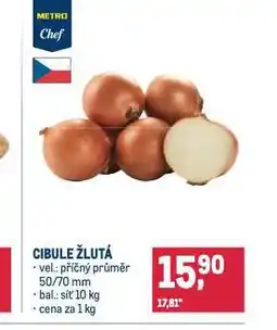 Makro Cibule žlutá nabídka