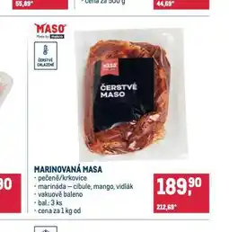 Makro Marinovaná masa nabídka