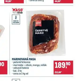 Makro Marinovaná masa nabídka