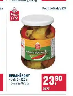 Makro Beraní rohy nabídka