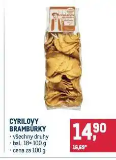 Makro Cyrilovy brambůrky nabídka