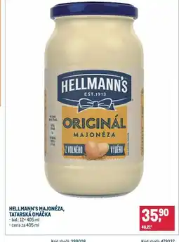Makro Hellmann´s tatarská omáčka, majonéza nabídka