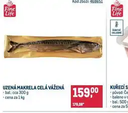 Makro Uzená makrela celá vážená nabídka