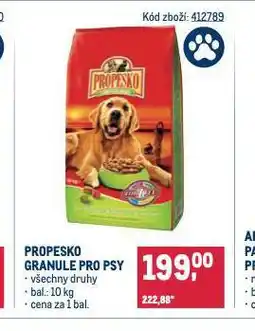 Makro Propesko granule pro psy nabídka