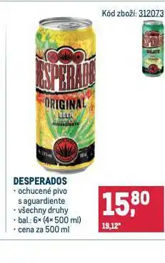 Makro Desperados nabídka