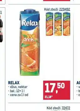 Makro Relax nabídka