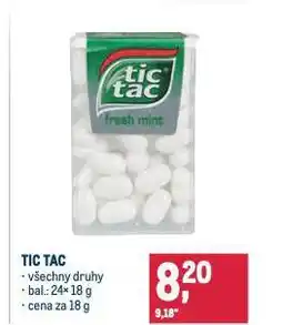 Makro Tic tac nabídka