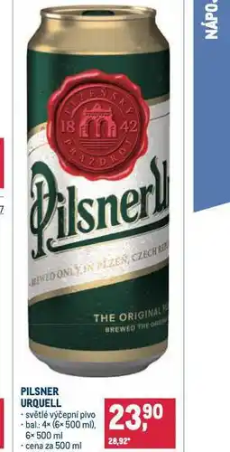 Makro Pivo pilsner urquell nabídka