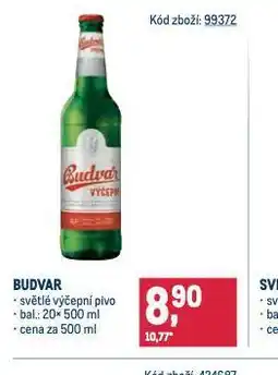Makro Budvar nabídka